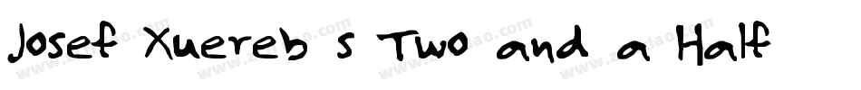 Josef Xuereb s Two and a Half Men字体转换